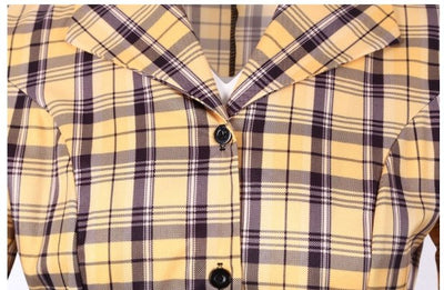 Vestido Estilo Anos 50 Amarelo