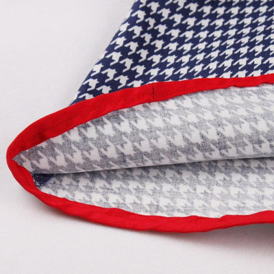 Vestido Vintage Avental Azul