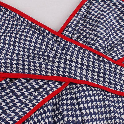 Vestido Vintage Avental Azul