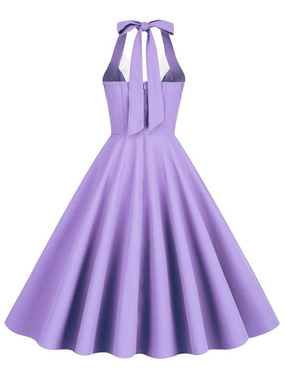 Vestido Roxo Vintage Anos 60 Pin-Up