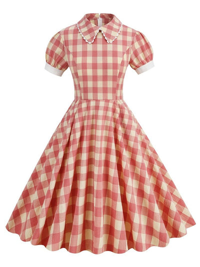 Vestido De Guingão Dos Anos 60