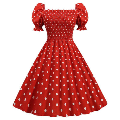 Vestido Estilo Anos 50 Vermelho
