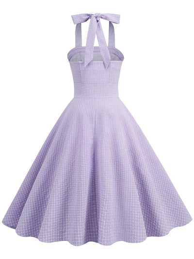 Vestido Roxo Vintage De 1950