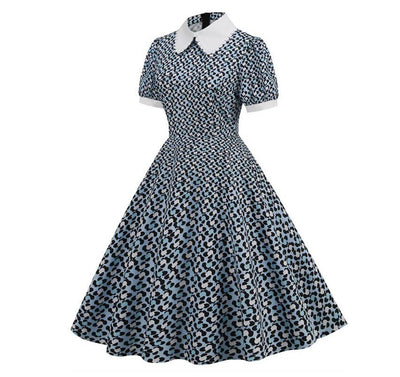 Vestido Espírito Guinguette Vintage Dos Anos 1950