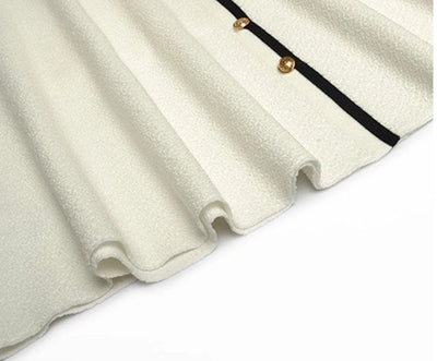 Vestido Branco Vintage Arte Dos Anos 40