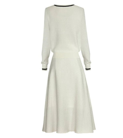 Vestido Branco Vintage Arte Dos Anos 40