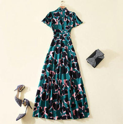 Vestido Vintage De Algodão Dos Anos 1940