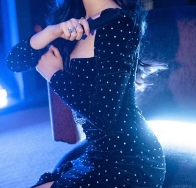 Vestido Vintage Glamoroso Dos Anos 40