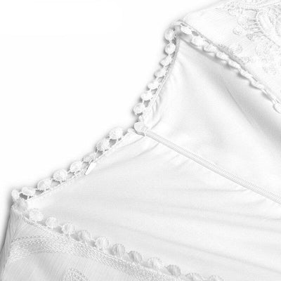 Vestido Vintage Do Lanterna Branco Dos Anos 40