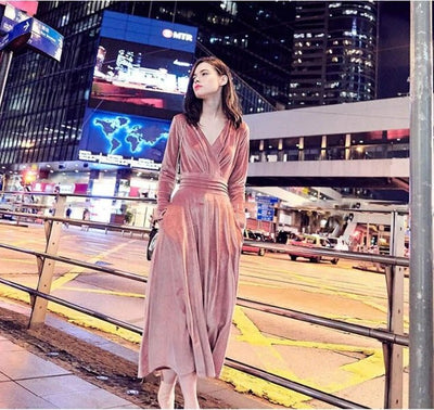 Vestido Vintage Dos Anos 1940 Rosa Simples