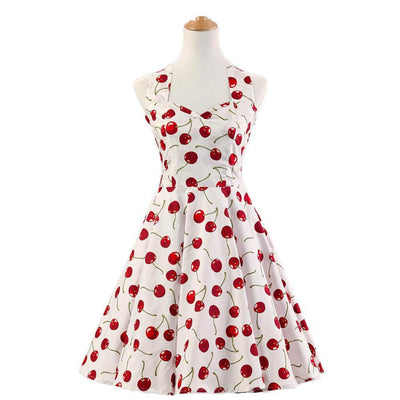 Vestido Vintage Cereja Anos 50