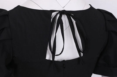 Vestido Vintage Preto Anos 50
