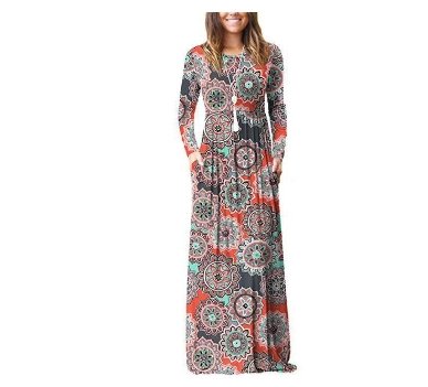Vestido Hippie Chique De Inverno