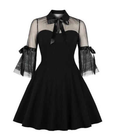 Vestido Vintage Aranha Negra
