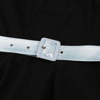 Vestido Vintage Preto Outono