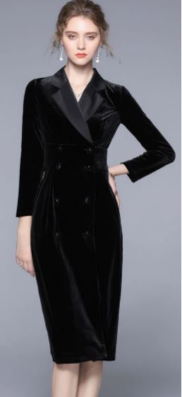 Vestido Vintage Preto De Boa Qualidade