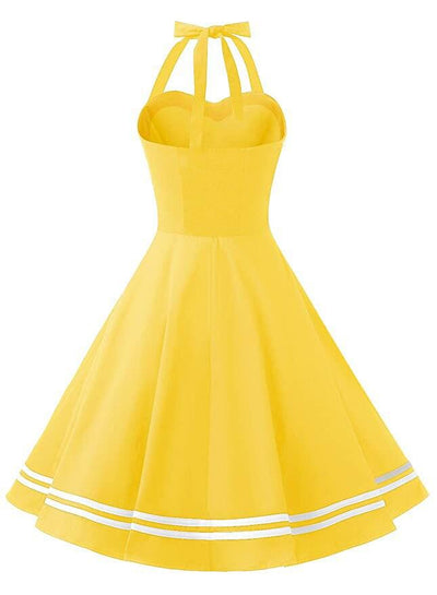Vestido Vintage Amarelo Boogie Woogie