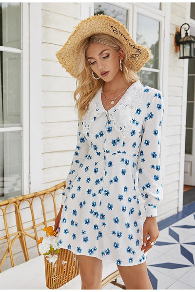 Vestido Vintage Gola Peter Pan