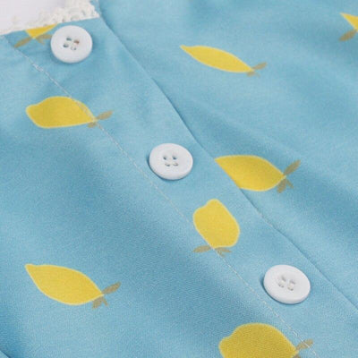 Vestido Vintage Com Gola De Renda