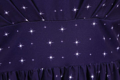 Vestido De Natal Vintage Marinha