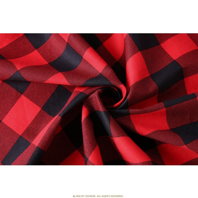 Vestido Vintage Vermelho Da Escócia