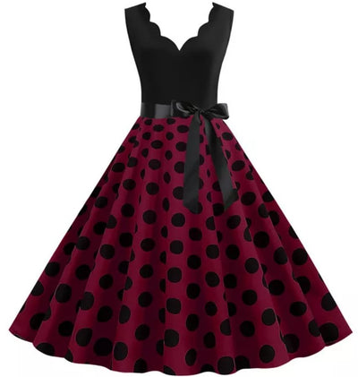 Vestido Vintage Roxo De Verão