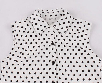 Vestido Vintage Preto E Branco Feminino