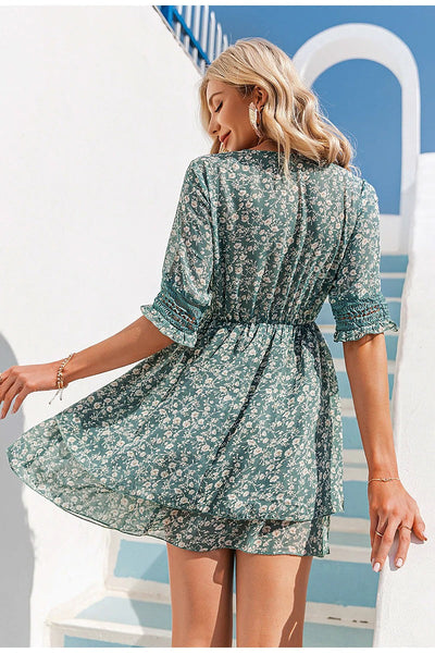 Vestido Vintage Fluido