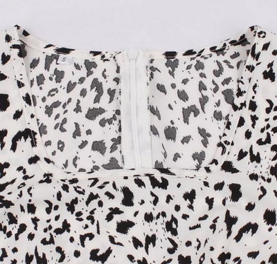 Vestido Vintage Plus Size Cintura Alta Branco