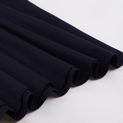 Vestido Azul Plus Size Anos 50