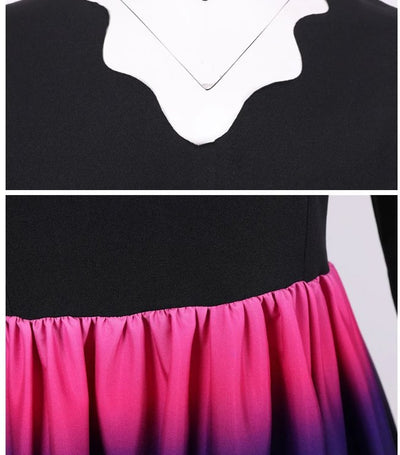 Vestido Vintage Natal Céu Inverno