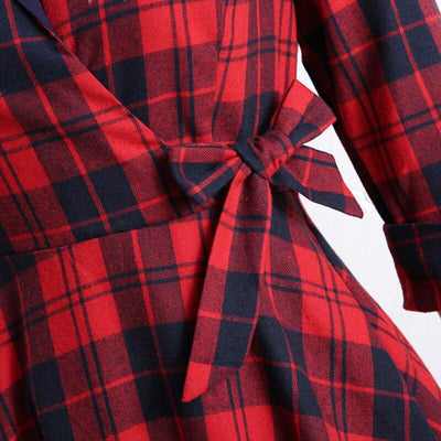 Vestido Vintage De Inverno De Algodão