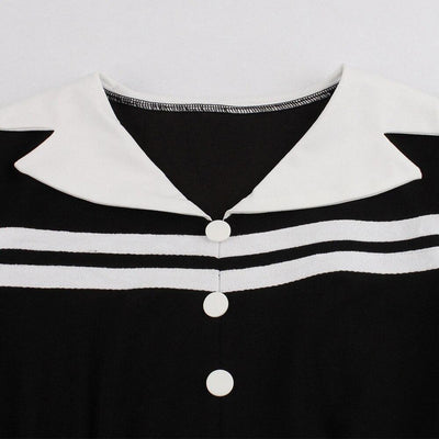 Vestido Vintage De Inverno Preto