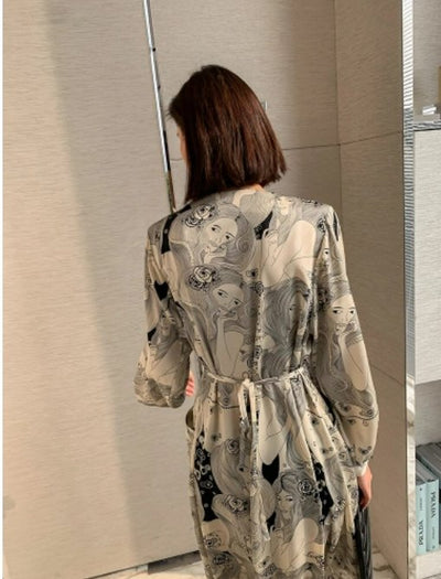 Vestido Cinza Vintage Para Convidados De Casamento