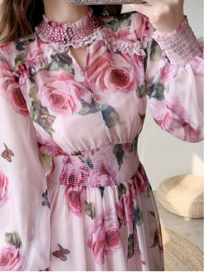 Vestido Rosa Vintage Para Convidados De Casamento