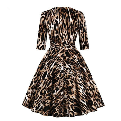 Vestido Leopardo Vintage