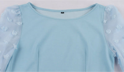 Vestido Longo Vintage Boho Azul