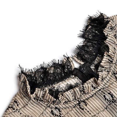 Vestido Vintage De Manga Curta