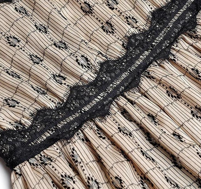 Vestido Vintage De Manga Curta