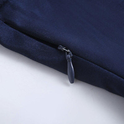 Vestido Vintage Manga Longa Marinha