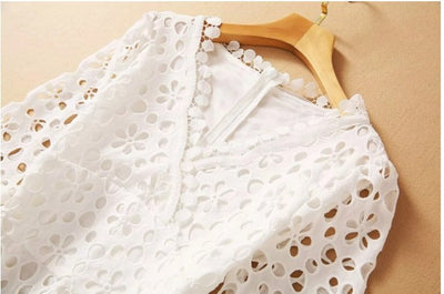 Vestido De Noiva Outono Branco Vintage