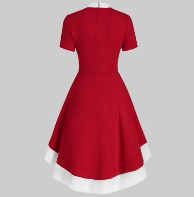 Vestido Vintage Vermelho Dos Anos 60