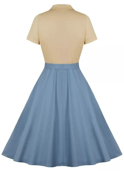 Vestido Pin-Up Vintage Dos Anos 50