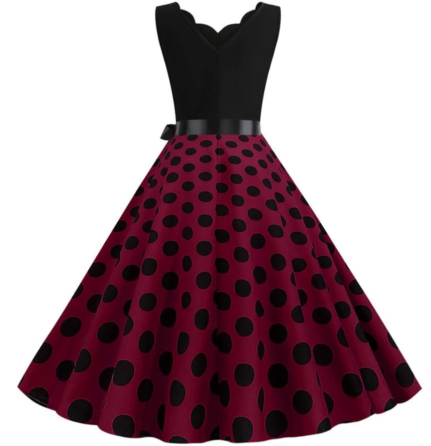 Vestido Pin Up Roxo Vintage