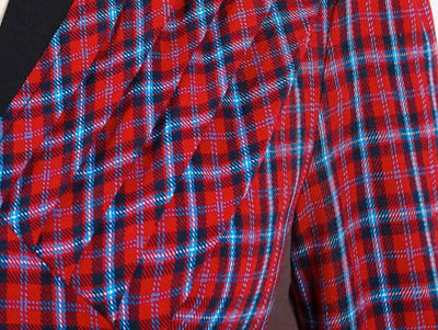 Robe Vintage Plaid Rouge