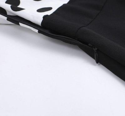 Vestido Vintage Pontos Pretos