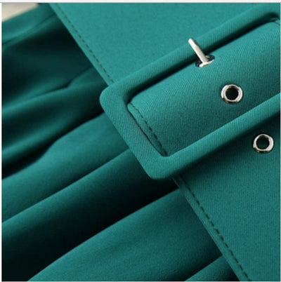 Vestido Vintage Verde De Qualidade