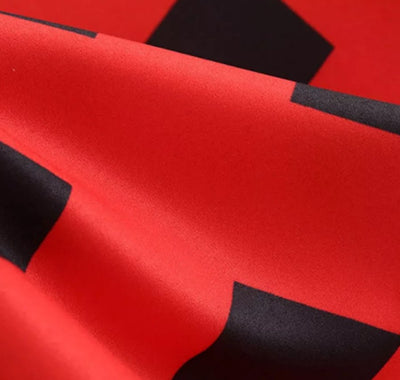 Vestido Vintage Vermelho Moderno