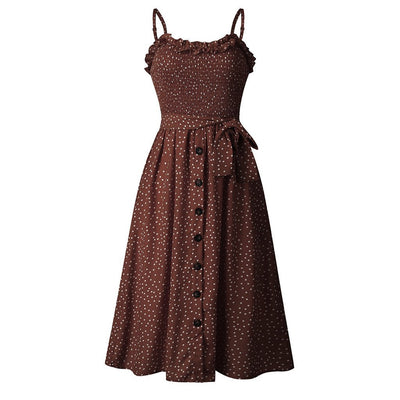 Vestido Vintage Marrom Dos Anos 60