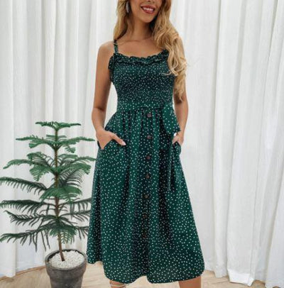 Vestido Vintage Dos Anos Sessenta Verde
